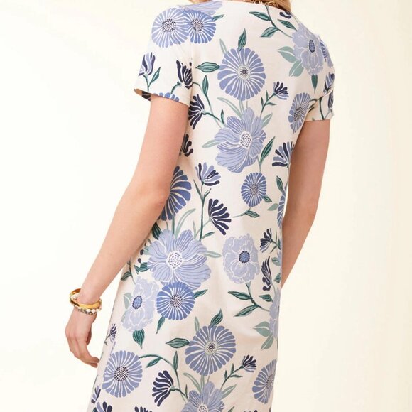 🌸 Spartina 449 Tahlia Jersey Dress – Ogeechee Daisy – Size Large - Picture 6 of 6